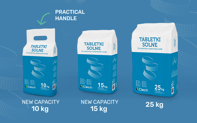 Salt tablets - New Capacities